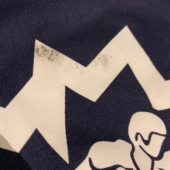 Boys ATC Navy Blue Stanley Stick Hockey Association hoodie & Short Sleeve- sz YM - Picture 5 of 16